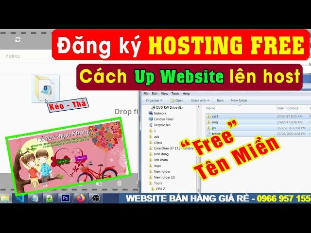 Hướng dẫn đăng ký tài khoản hosting miễn phí và up website lên hosting
