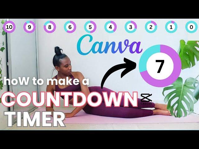 hoW to make a COUNTDOWN Timer ⏱️ on Canva for FREE