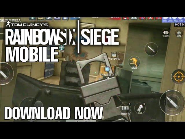 Rainbow Six Seige Mobile Gameplay Download Now For Android | Project F2 Gameplay