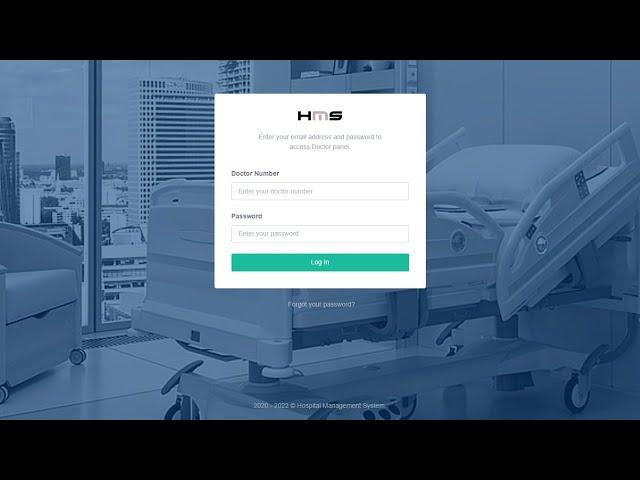 Hospital Management System | Free Source Code