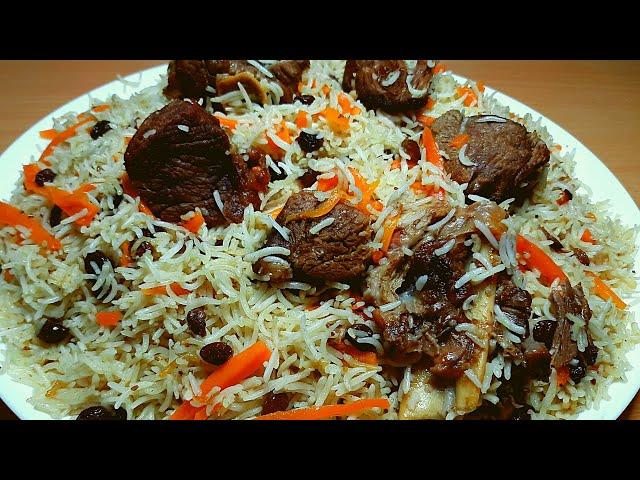 Afghan Pulao Uzbeki | قابلی پلو ازبکی | قابلی پلو