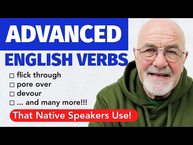 STOP Speaking Basic English  | Learn 10 Verbs That NATIVE SPEAKERS Use! 