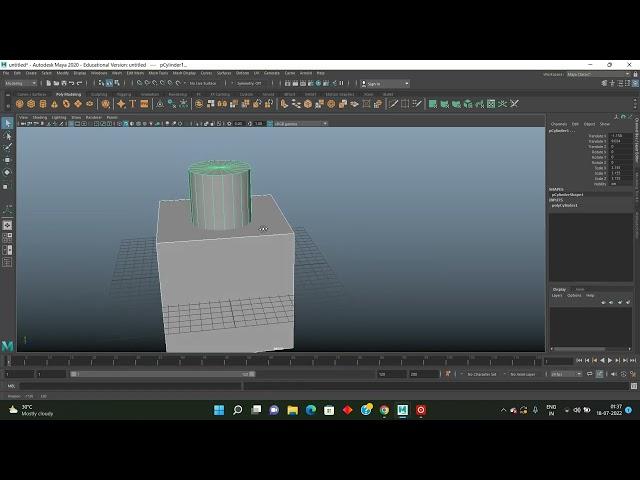 How to use booleans in maya