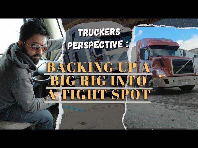 CITY TRUCK DRIVING  | TIGHT BACKING | MALAYALEE TRUCKER IN CANADA |18 WHEELER |