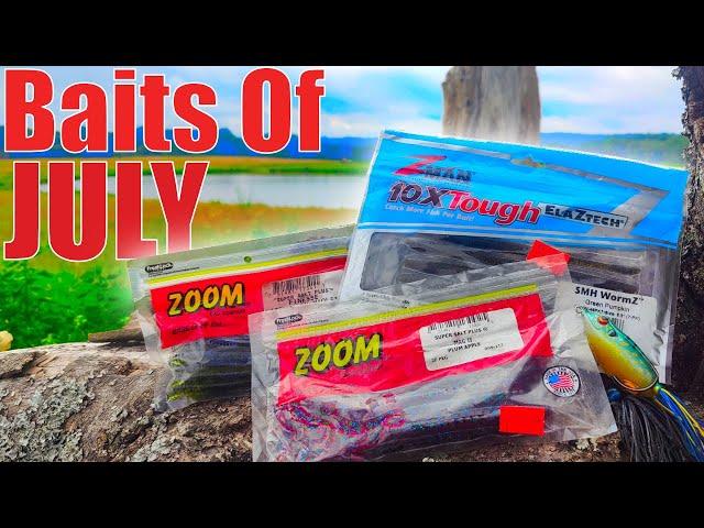 My Top 5 July Bass Fishing Baits