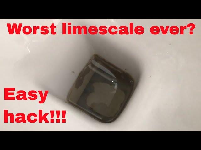 How to Remove Hard Water Stains & Limescale from your toilet bowl. FAST & EASY!!!