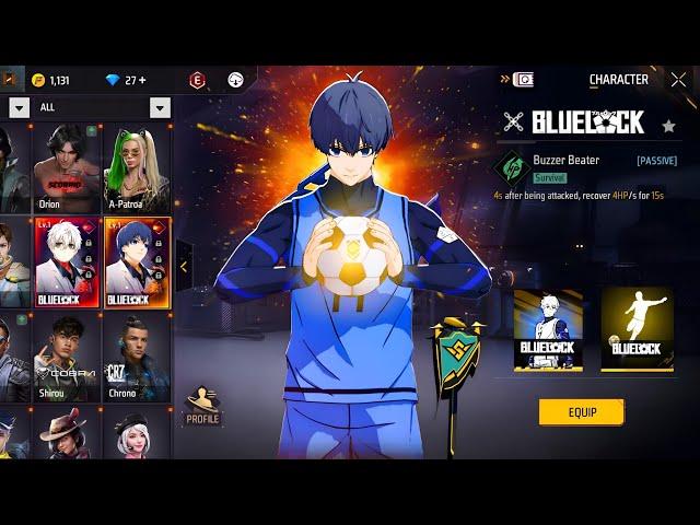 BLUE LOCK CHARACTER AWAKENED ⁉️ ONLY  19 DIAMONDS  SPIN NEW BLUELOCK EVENT BUY  FREE FIRE