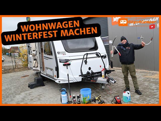 Wohnwagen winterfest machen - So machen wir das  Schritt für Schritt [Tipps & Tricks] | Gogo4Camper