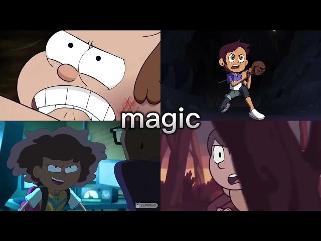 Dipper vs Luz vs Anne vs Hilda