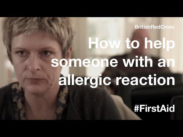 Helping someone who has had a severe allergic reaction #FirstAid #PowerOfKindness