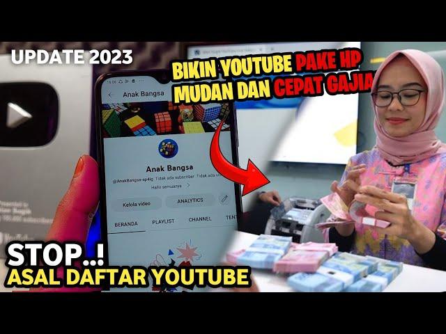 Cara Membuat Channel YouTube Dan Dapat Uang Di Android Terbaru 2023