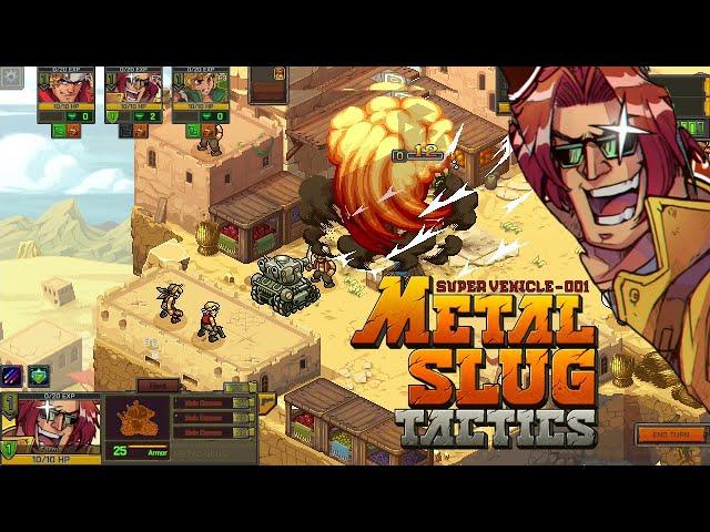 Metal Slug Tactics Demo Gameplay with Tarma (Steam)