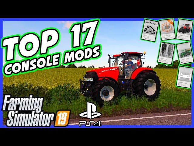 Top 17 Console Mods I Use Every Time | Farming Simulator 19