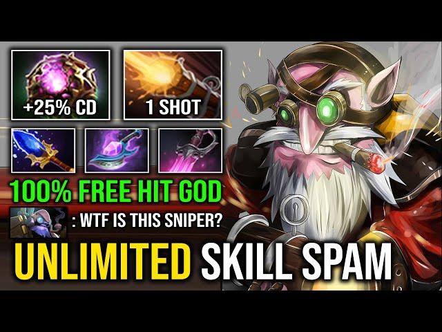 UNLIMITED SKILL SPAM Octarine + Arcane Blink 1 Shot Assassinate Max Range Sniper Dota 2