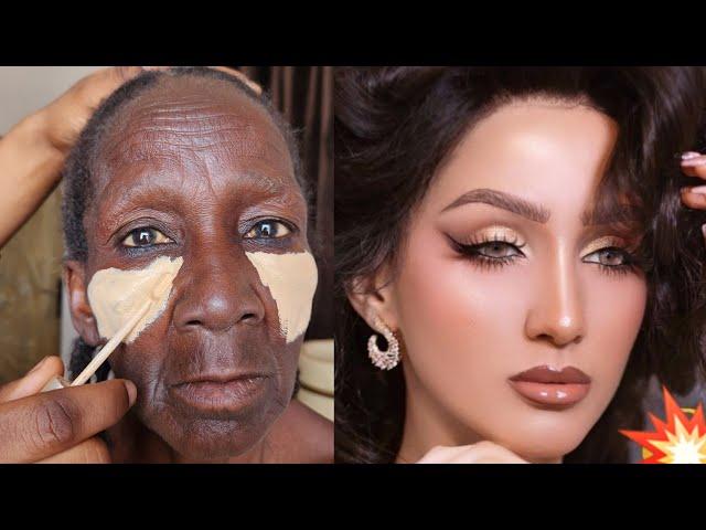 SHE WAS TOTALLY TRANSFORMED  MAKEUP TRANSFORMATION MAKEUP TUTORIAL 