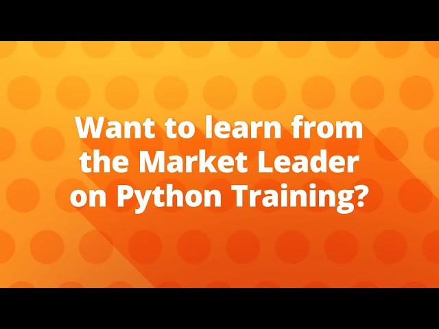 Best Python Training in Bangalore | www.myTectra.com