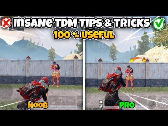 Insane TDM Tips & Tricks 100% Useful in Actual Matches | Win Every 1v1 Challenge | (PUBG/BGMI)