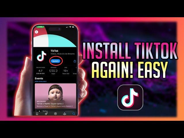 How To Download TikTok Back If You Deleted It ! EASY