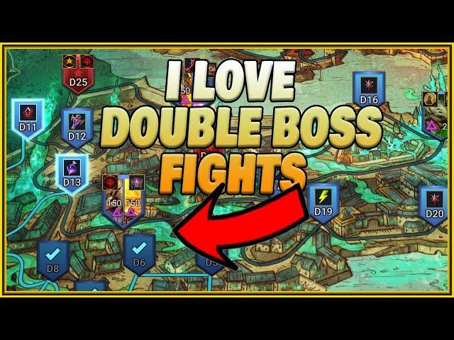 DOUBLE BOSS FIGHTS ARE FUN! CURSED CITY RAID SHADOW LEGENDS