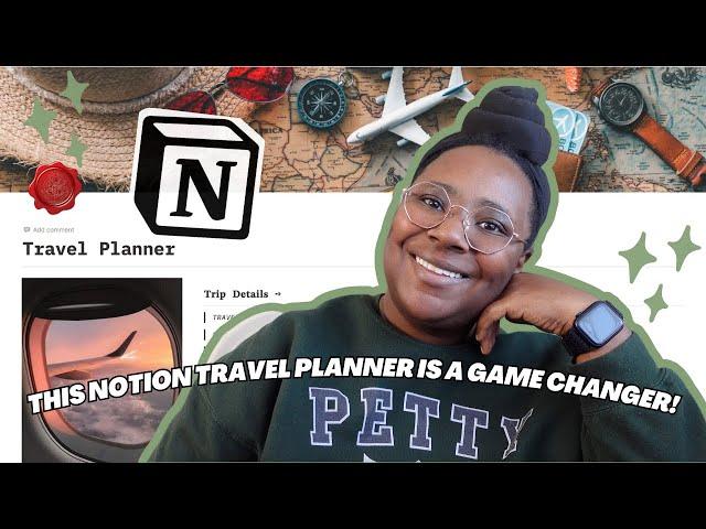 MUST have travel Notion Planner ! ️ | Plan your next trip + FREE TEMPLATE