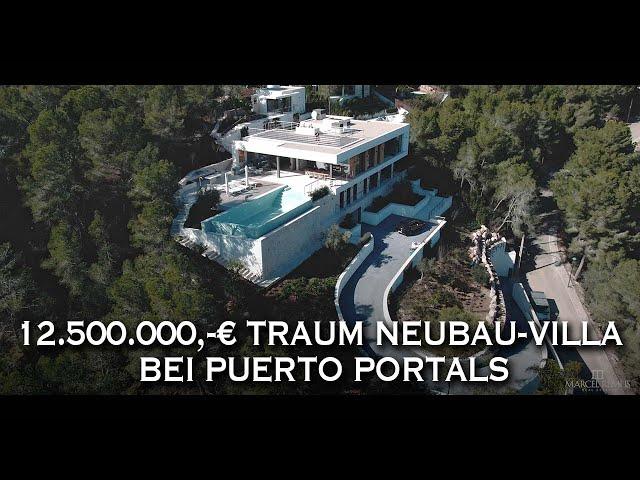 12.500.000,-€ TRAUM NEUBAU-VILLA BEI PUERTO PORTALS MALLORCA TOUR MIT MARCEL REMUS