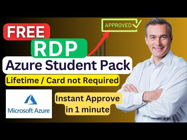 Microsoft Azure Free RDP for Student | How to create free azure RDP | Free RDP Without Credit Card