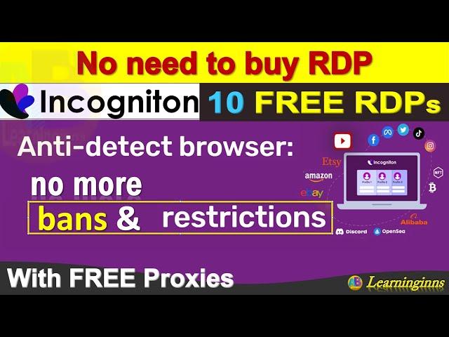 Best free anti detect browser 2023  Incognition || Learninginns