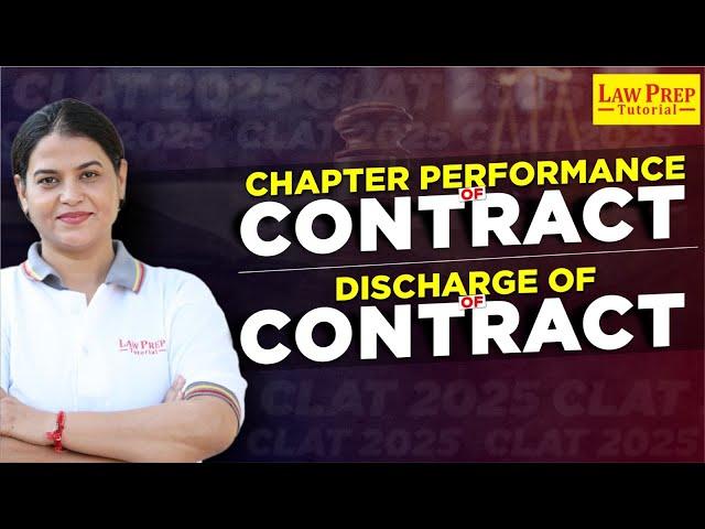 Performance of Contract, Discharge of Contract | Session By Anupama Ma'am | Law Of Contract