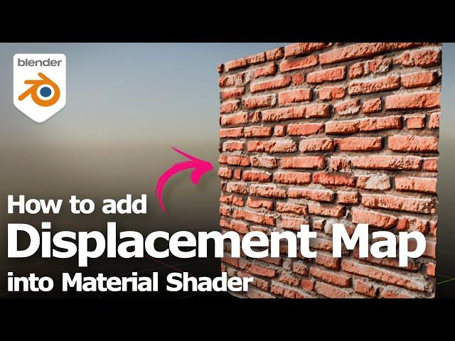 How to add displacement map in Blender 4, Displacement shader node for Material