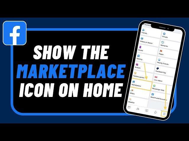 How to Show Marketplace Icon on Facebook App Homepage !