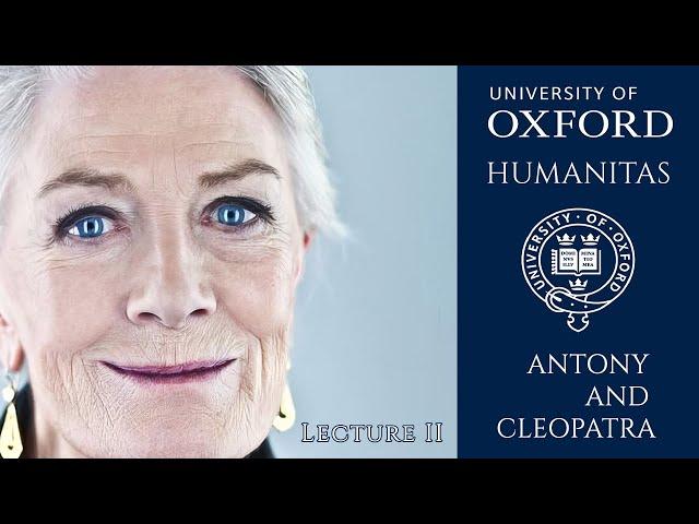 Antony and Cleopatra - Vanessa Redgrave - Lecture II - A Companion to Shakespeare - SN EDU - 4K