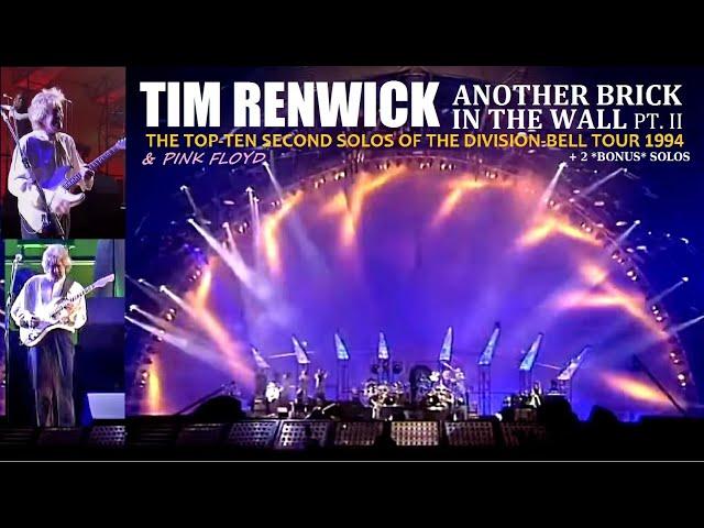 Another Brick TOP-10 Tim Renwick 2nd. solos 1994 (LIVE)