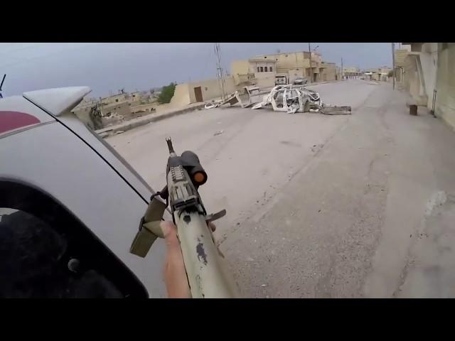 Syria GoPro Combat Footage From Polish Volunteer & YPG/SDF In Heavy Urban Combat With ISIS In Tabqa