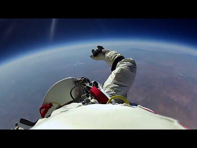 Jumping From Space! - Red Bull Space Dive - BBC