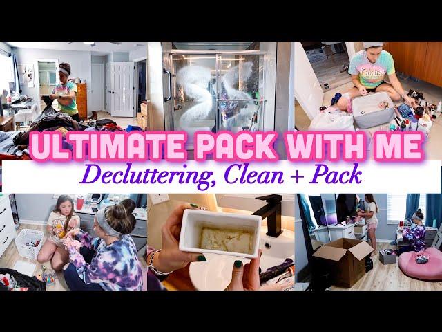 ULTIMATE PACK WITH ME | CLEAN, DECLUTTER + ORGANIZE | MOVING SOON! MAJOR CLEANING MOTIVATION 2024