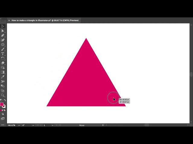 How to Make a Triangle with Polygon Tool in Adobe Illustrator