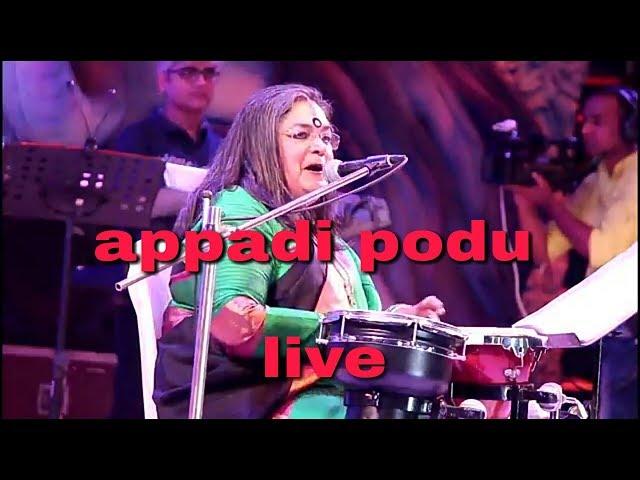 Appadipodu song by usha uthup live #live @UshaUthupOfficial