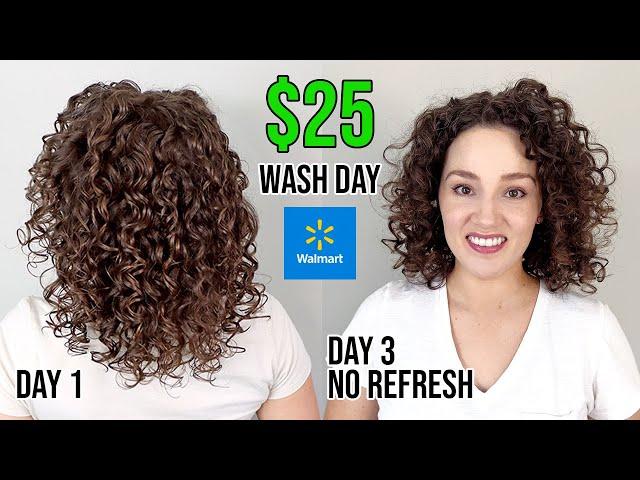 Drugstore Curly Hair Routine Under $25 | Suave, Hask, Shea Moisture