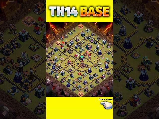 Best TH14 WAR BASE in the world!