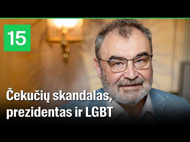 15min interviu – Egidijus Kūris: apie čekučių skandalo užkulisius, ginčus dėl Nausėdos ir LGBT bylą