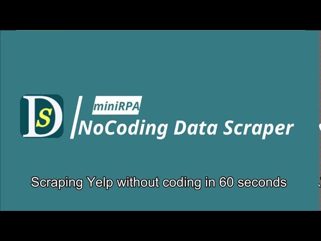 Scraping web using Python?  Using NoCoding Data Scraper Chrome extension in 60s! Yelp for example