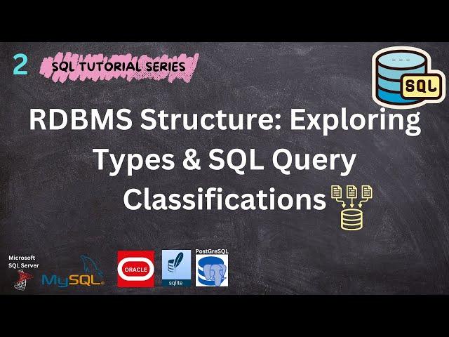 Understanding SQL Query Types: A Guide to Interacting with RDBMS Applications (Part 2)