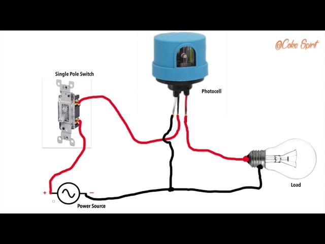 HOW TO WIRE A PHOTOCELL IN A CIRCUIT