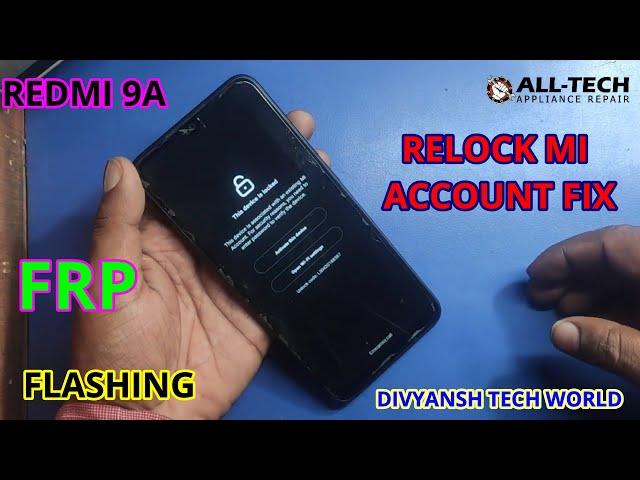 REDMI 9A FLASHING SP FLASH TOOL || RELOCK MI ACCOUNT FIX