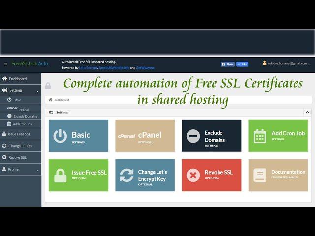 Auto renew & install Free SSL Certificate in cPanel - Free SSL Certificate by Let's Encrypt