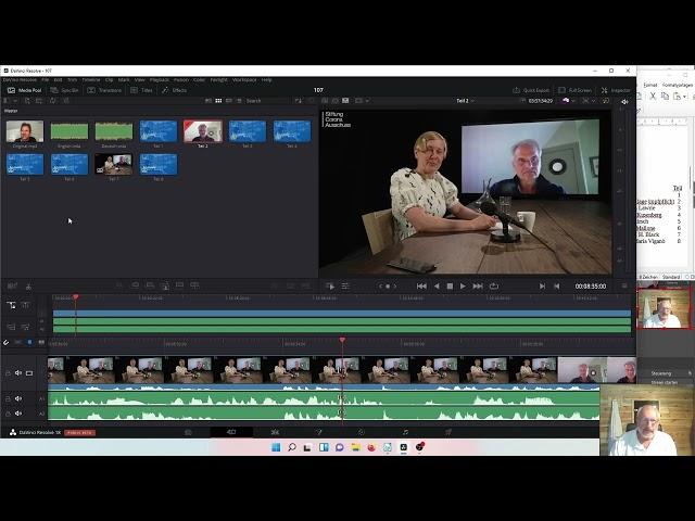 DaVinci Resolve 18 - Videos mit 3 Tonspuren (audio tracks) rendern