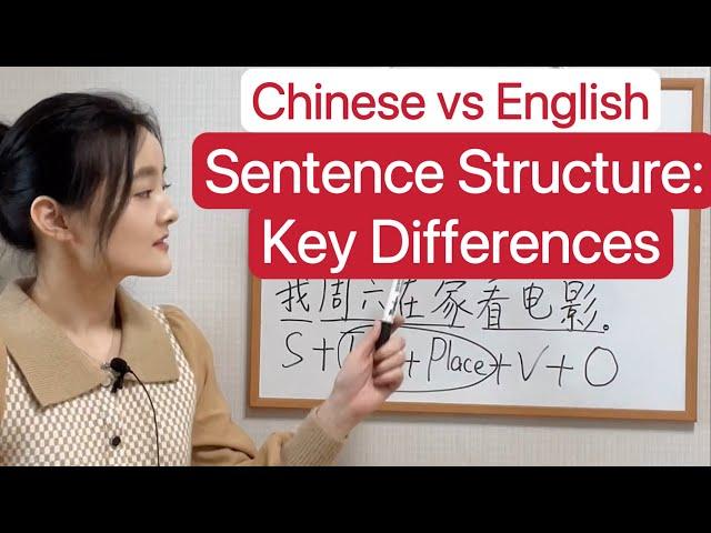 How Is Chinese Sentence Structure Different from English?/ Chinese Word Order