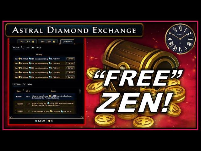 How ASTRAL DIAMOND Exchange ACTUALLY Works! How Long to Wait? (PC) Cashless Zen! - Neverwinter 2022