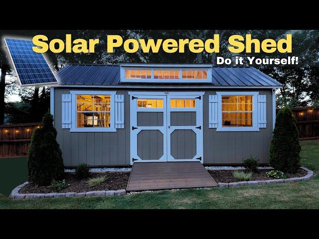 Solar Shed Lights - Off Grid Power!