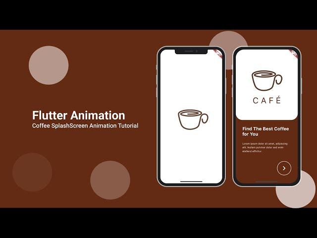 Flutter Tutorial: Coffee App Splash Screen Animation (Lottie)